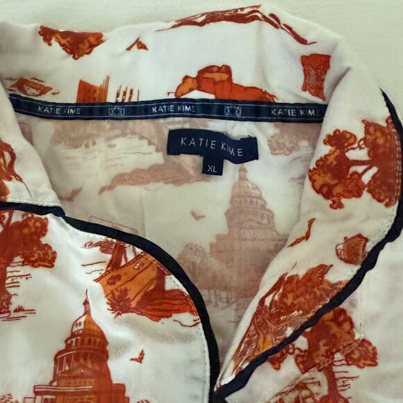 Katie Kime Austin Toile Pajama Shorts Set - Picture 3 of 6